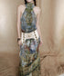 Art Full Open-back Dress